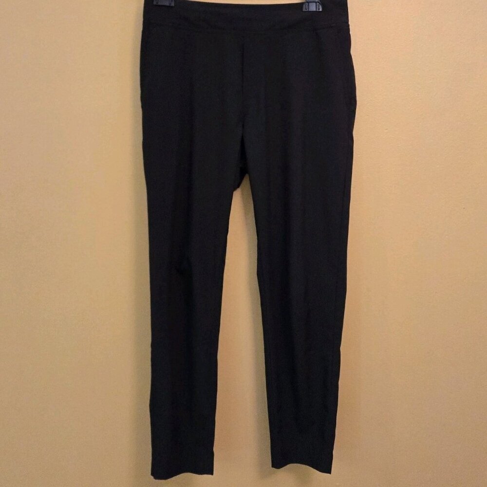 Footjoy FJ Dryjoys Womens Fast Dry Golf Pants Medium Elastic Waist Pockets EUC‎